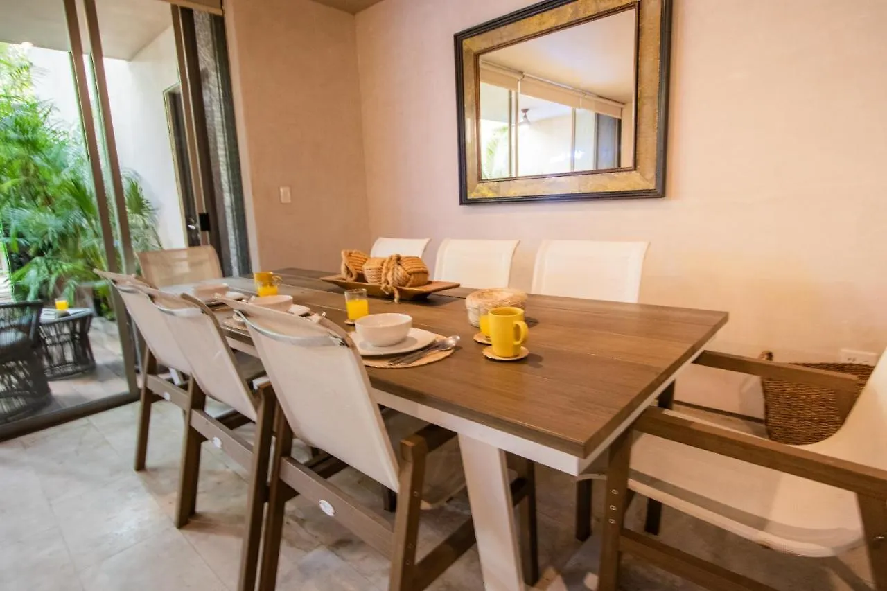 Ideal 4 Groups Aldeazama 2Br 10Pax Apt Papaya Playa Tulum Apartment