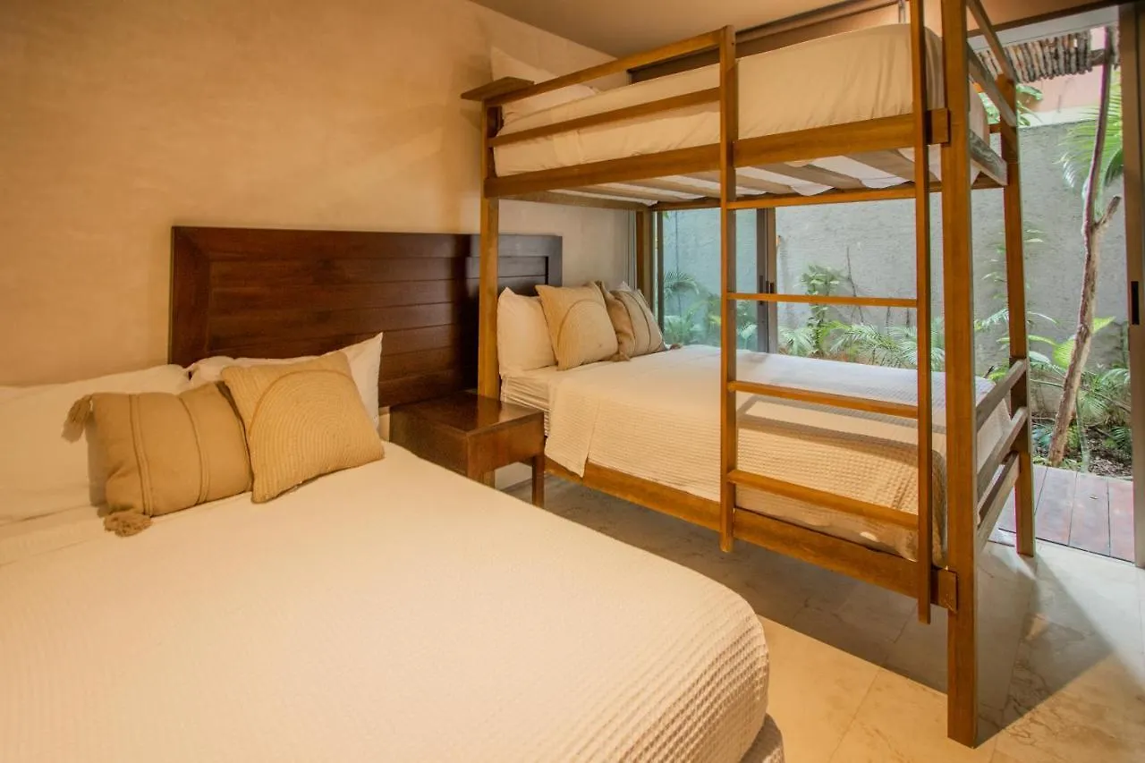 Ideal 4 Groups Aldeazama 2Br 10Pax Apt Papaya Playa Tulum 0*,  México