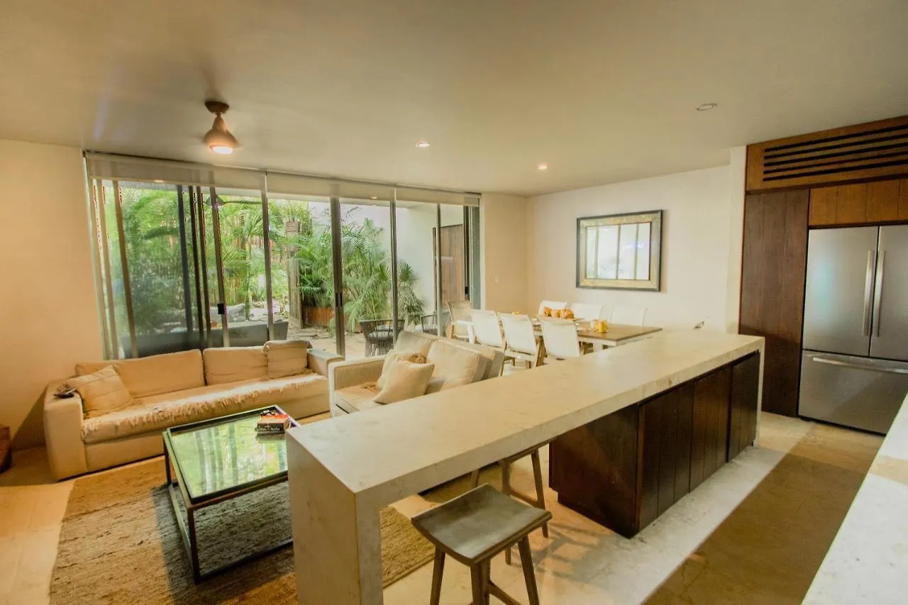 Ideal 4 Groups Aldeazama 2Br 10Pax Apt Papaya Playa Tulum